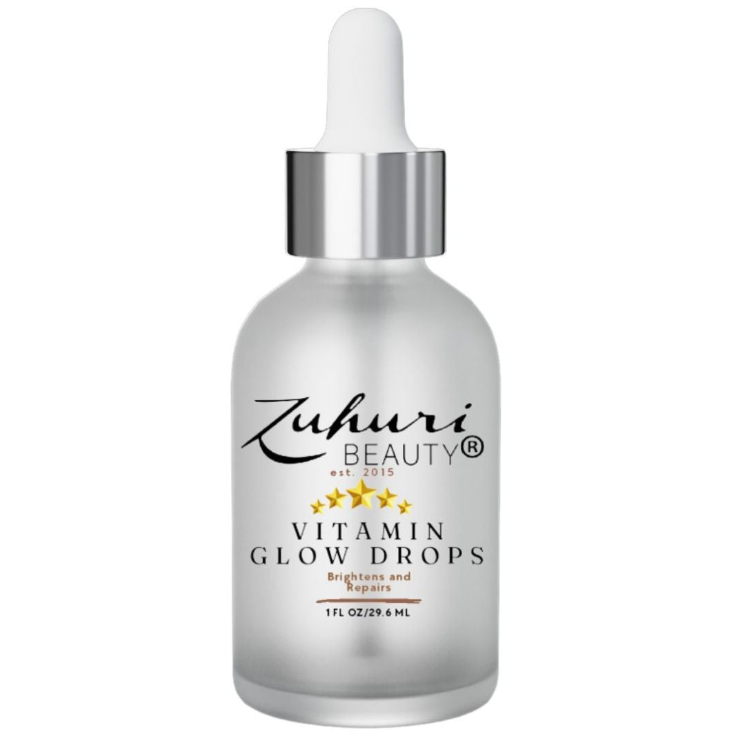 Zuhuri Beauty Vitamin Glow Drops (Vitamin C + Serum) for Skin Brightening, Reviving and Repairing