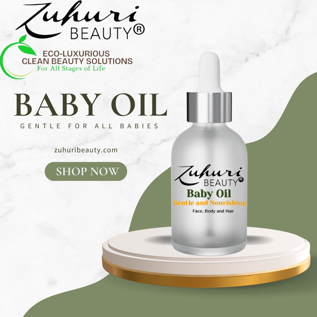 Zuhuri Beauty Gentle, Nourishing and Protective Baby Oil for Face, Body and Hair