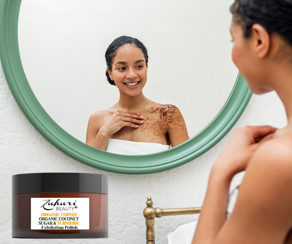 Zuhuri Beauty Organic Coffee Firming and Brightening Exfoliating Polish