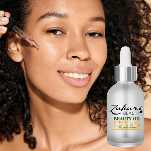 Zuhuri Beauty Multi-Purpose Opulent Blend Beauty Oil Serum for Face, Body and Hair
