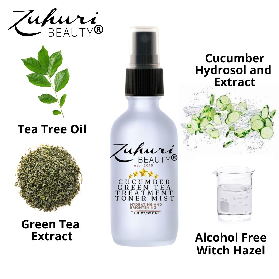 Zuhuri Beauty Cucumber Green Tea Treatment Toner Mist (Oily and Combination Skin)
