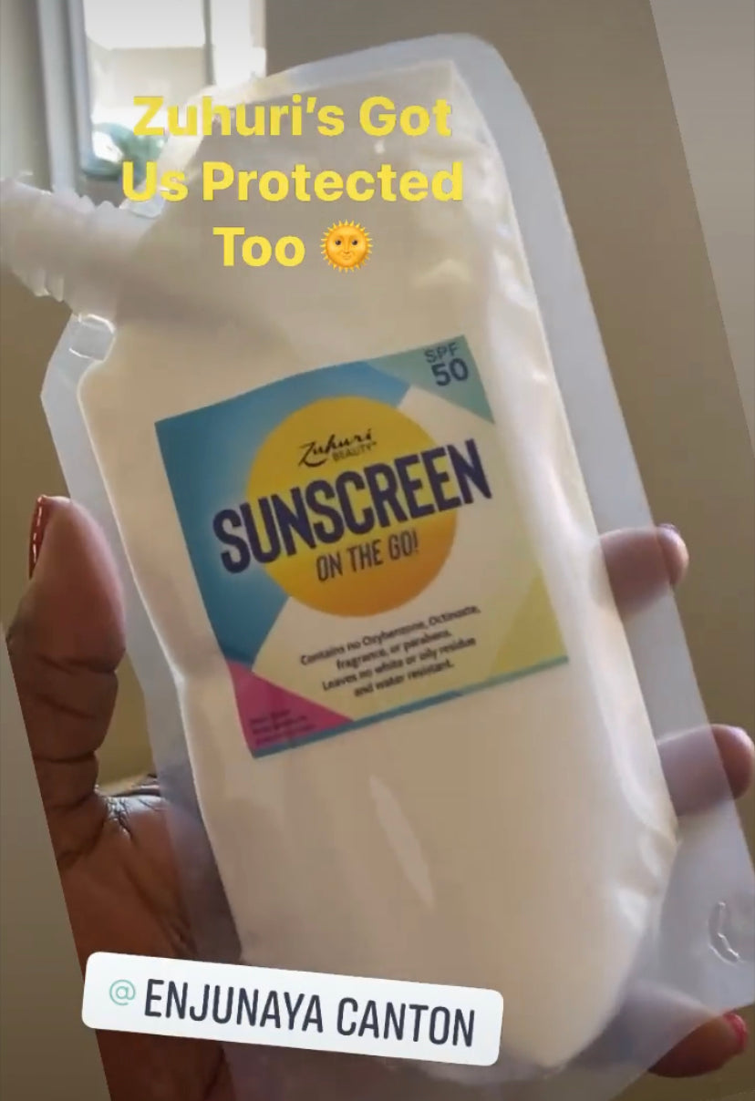 Broad Spectrum Sunscreen Lotion for Face and Body SPF 30 and 50 Water Resistant, Hypoallergenic and Dermatologist Tested