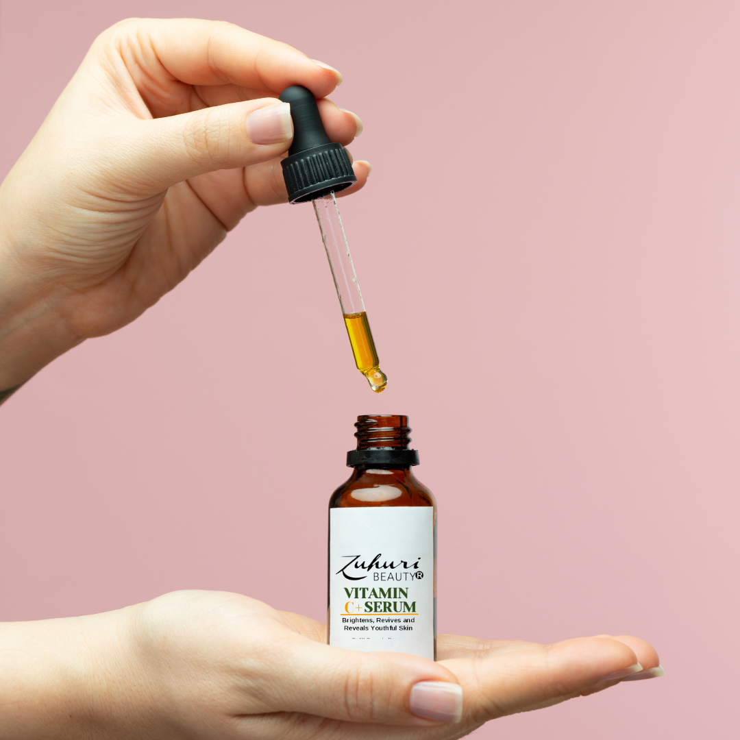 Zuhuri Beauty Vitamin Glow Drops (Vitamin C + Serum) for Skin Brightening, Reviving and Repairing