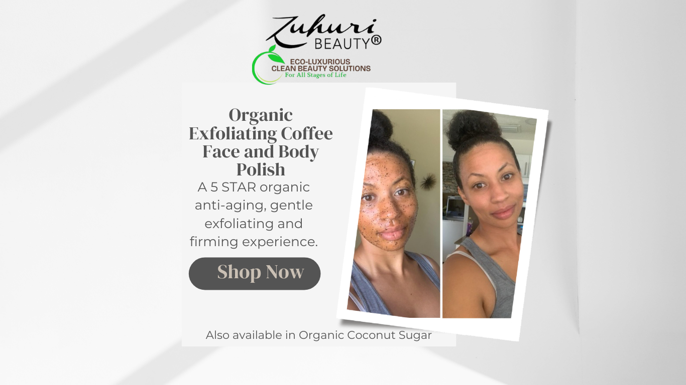 Zuhuri Beauty Organic Coffee Firming and Brightening Exfoliating Polish