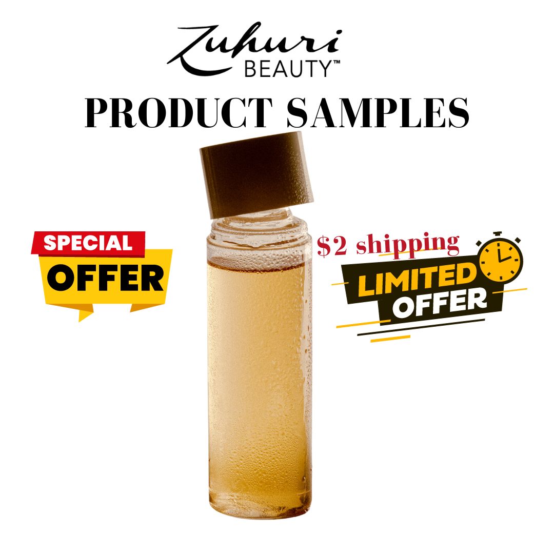 ZUhuri Beauty samples, Product Samples, Skin Care Samples, Hair Care Samples, Beauty gift ideas, Green Beauty samples, Baby oil Samples, Eczema products, Samples from Zuhuri Beauty