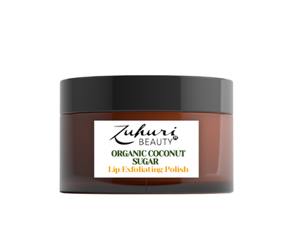 Zuhuri Beauty Organic Sugar Exfoliating and Smoothing Lip Polish