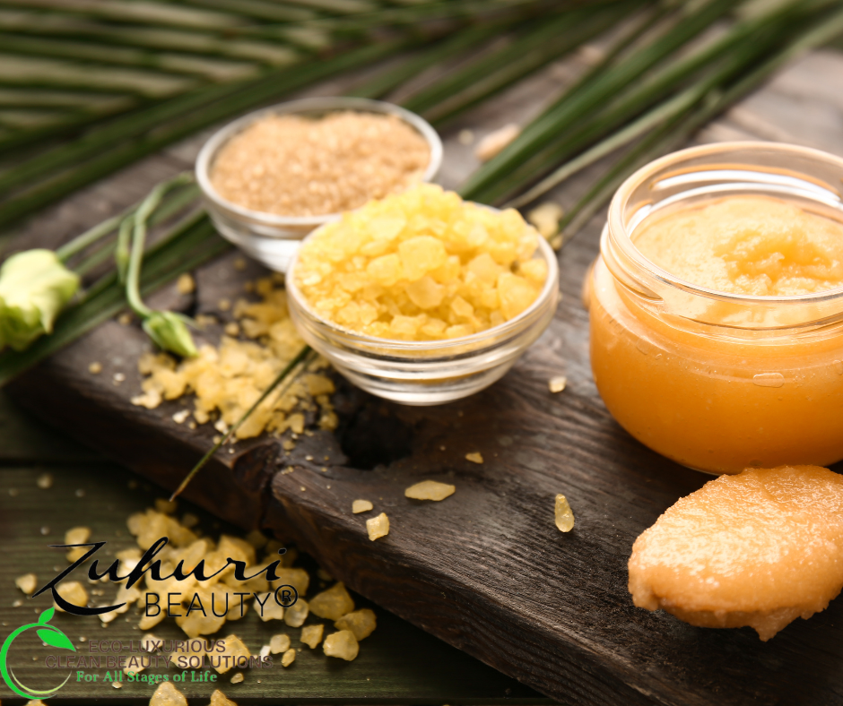 Zuhuri Beauty Organic Sugar Exfoliating and Smoothing Lip Polish