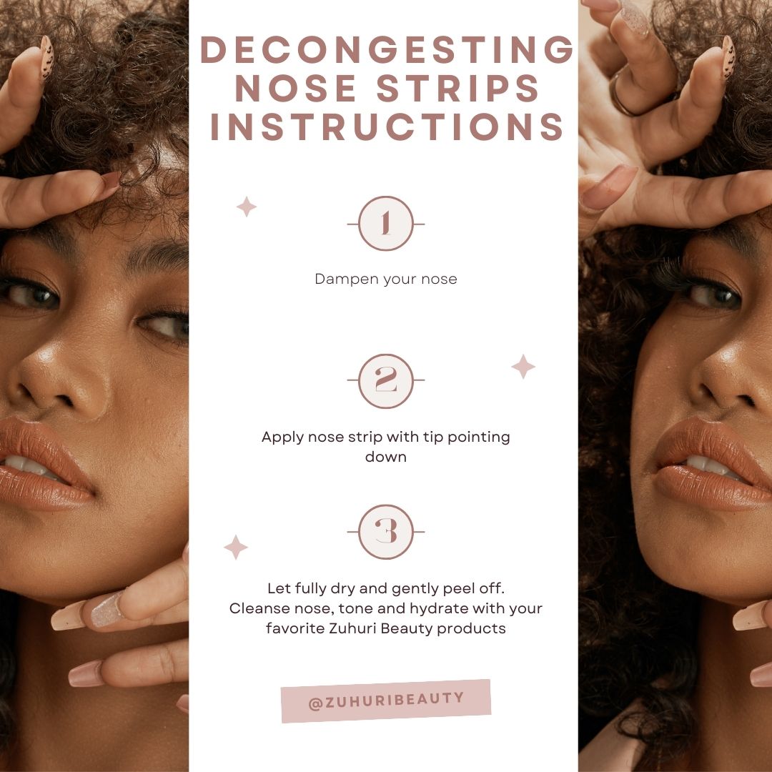 Gentle Decongesting Nose Strips | Zuhuri Beauty
