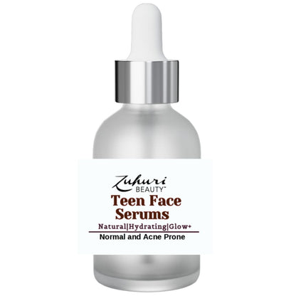 Zuhuri Beauty Teen Face Products, Zuhuri Beauty Teen Serum, Zuhuri Beauty, Teen Skin Care, Skin Care for Acne, Clean Beauty for Acne