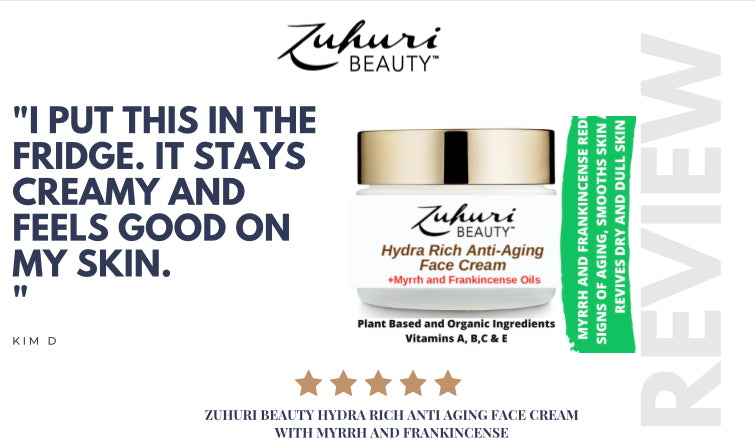 Zuhuri Beauty Hydra Rich Anti-Aging Face Cream with Myrrh and Frankincense Oils
