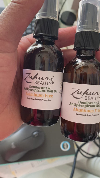 Zuhuri Beauty Aluminum Free All Natural Deodorant and Antiperspirant