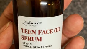 Teen Face Oil Serums (Sensitive to Normal and Oily/Acne Prone Skin Types)