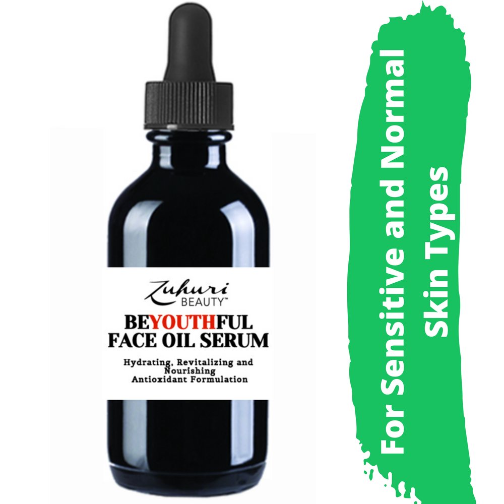 Anti Aging, Vegan Face Oil, BeYouthful Face Oil Serum, Clear Skin, Beauty Shop, Facial, Black Women skin care