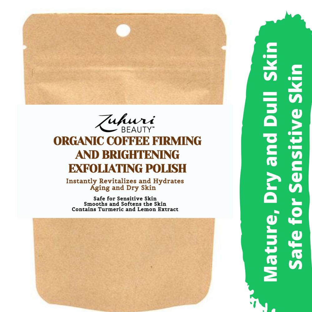 Organic Coffee Scrub, Firming Scrub, Turmeric Coffee Mask, Brightening Scrub, Turmeric Scrub