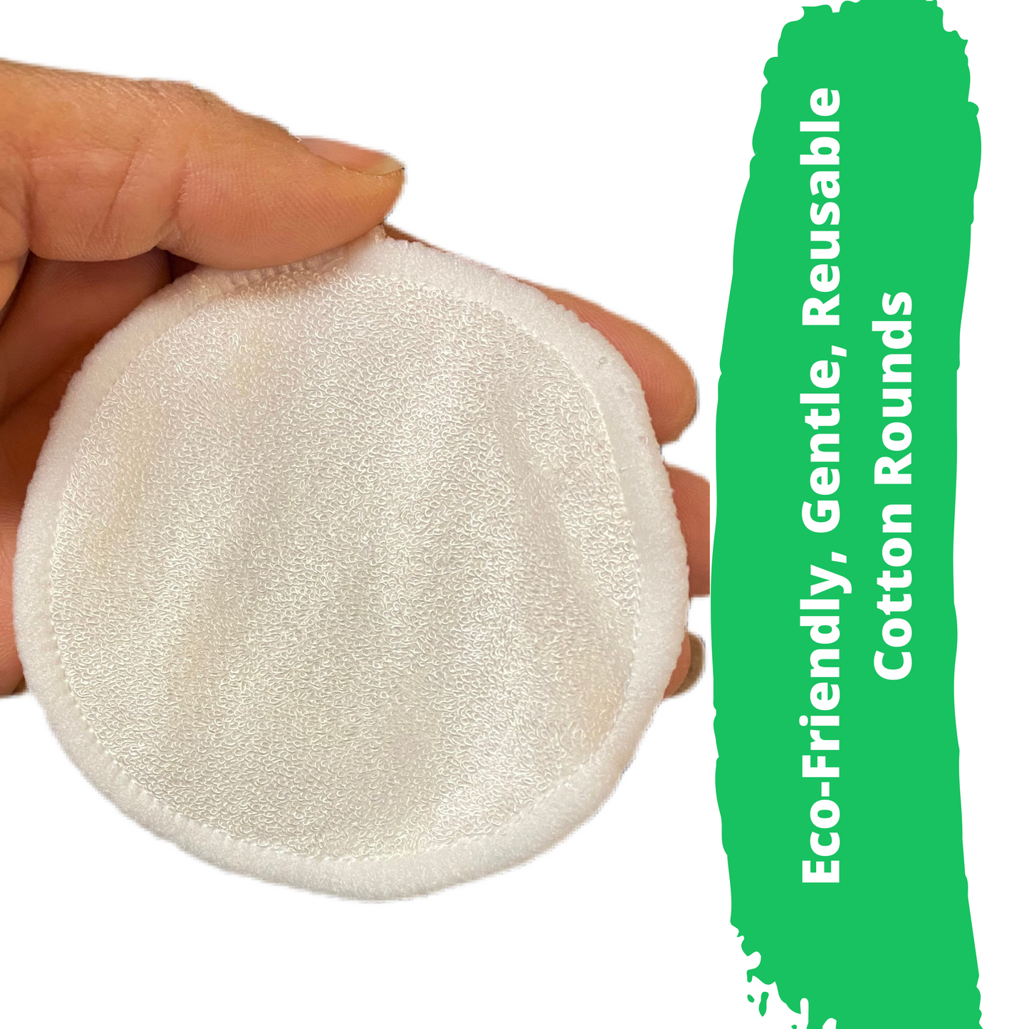 Eco Friendly cotton rounds, reusable cotton rounds, bamboo cotton rounds, black owned cotton rounds
