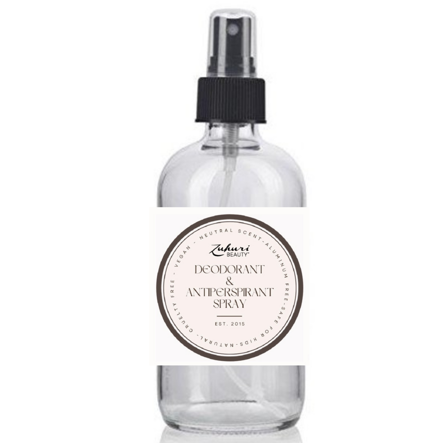 
                  
                    Zuhuri Beauty All Natural Deodorant and Antiperspirant Spray
                  
                