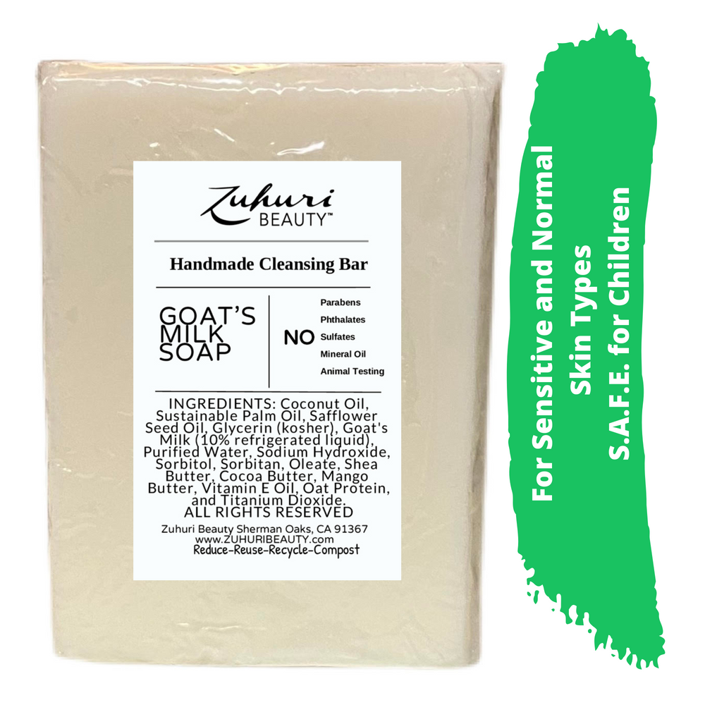
                  
                    Zuhuri Beauty Goat's Milk Soap, Goat's Milk Soap, Goat Milk, Non-Toxic Soap
                  
                