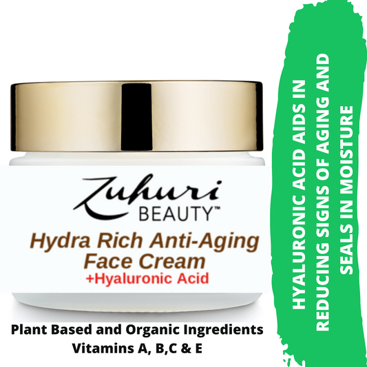 Zuhuri Beauty Hydra Rich Anti-Aging Face Cream with Hyaluronic Acid