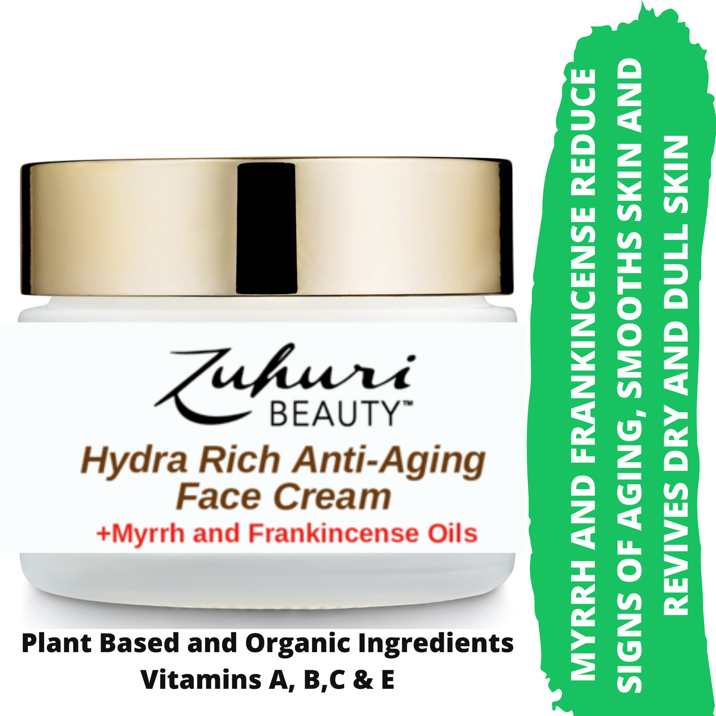 Zuhuri Beauty Hydra Rich Anti-Aging Face Cream with Squalane