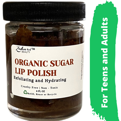 Organic Lip Scrub, Mens lip scrub, lip care, lip scrub, exfoliating lip scrub, exfoliating polish