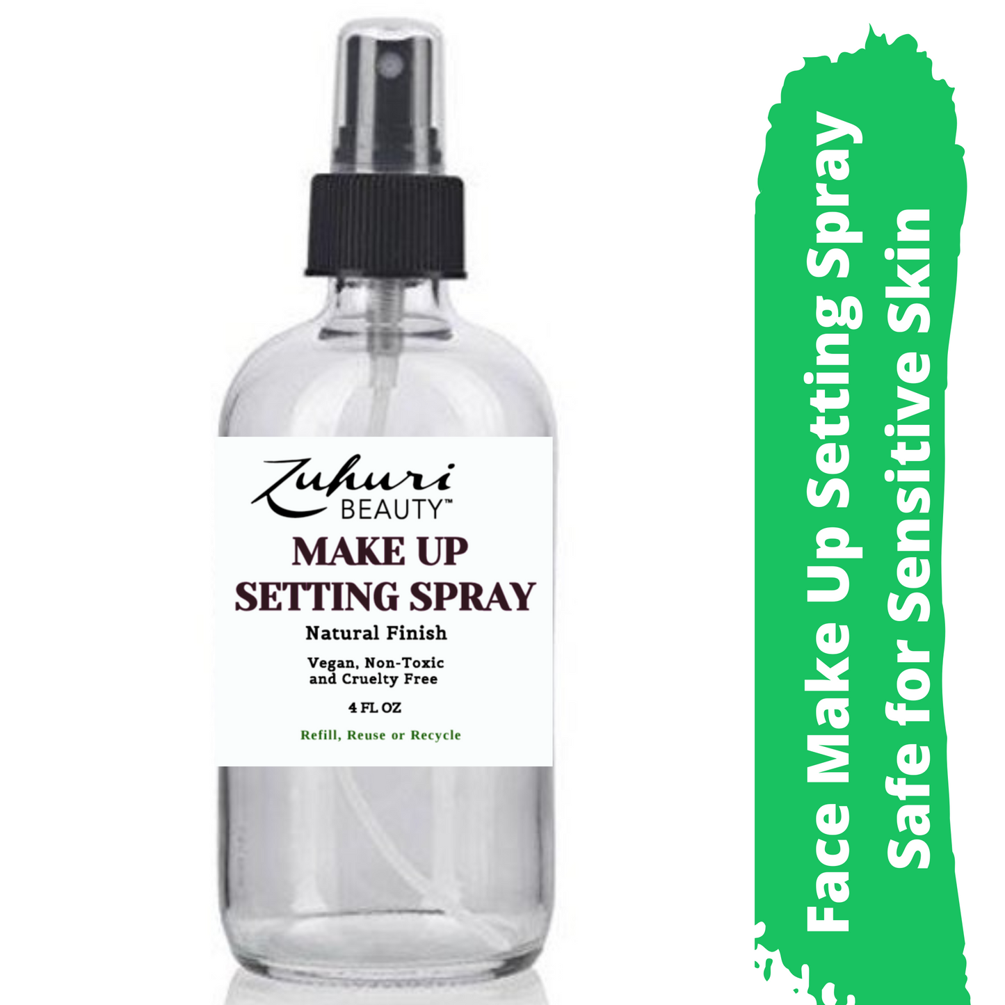 Zuhuri Beauty Natural Make Up Setting Spray, Make Up Spray, Natural Make Up, Long Lasting Make Up Spray, Matte Make Up