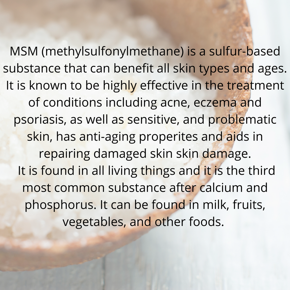 
                  
                    MSM Face Cream, Zuhuri Beauty MSM , Mature Skin products, Vegan DMAE skin care products.
                  
                