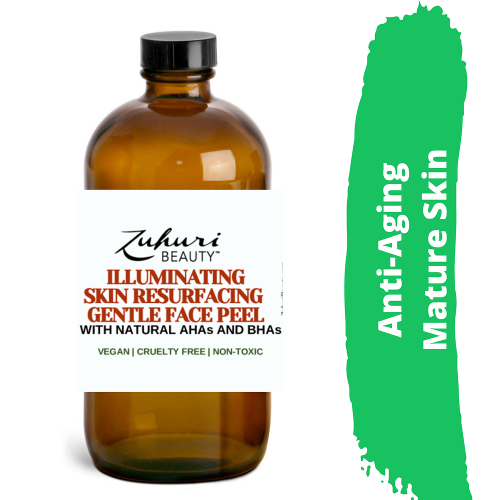 Zuhuri Beauty, Resurfacing Peel, Bright skin, Natural Face Peel, Soft Skin, Gentle Face Peel, Illuminating Face Products