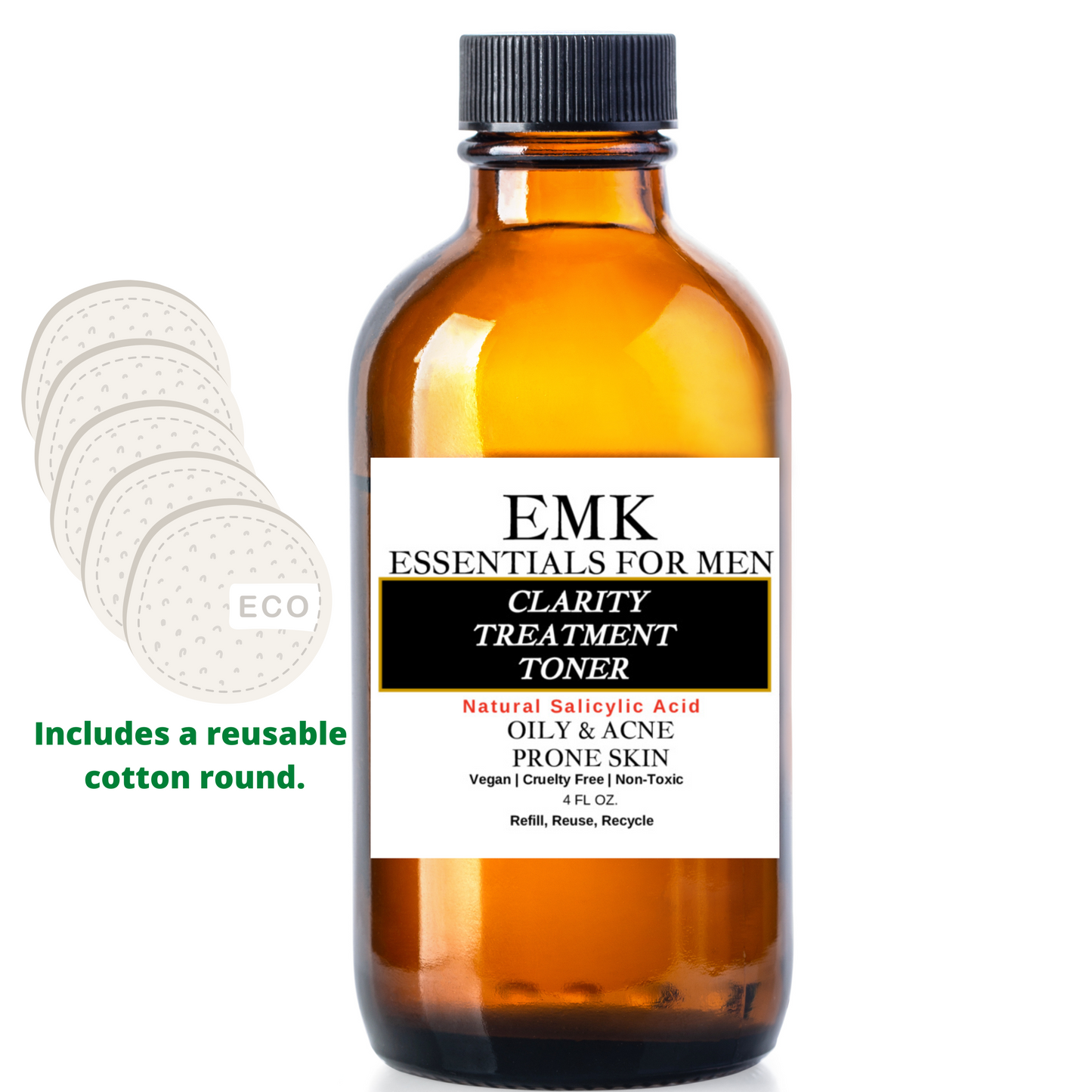 
                  
                    EMK Clarity Treatment Toner with Reusable Cotton Round
                  
                