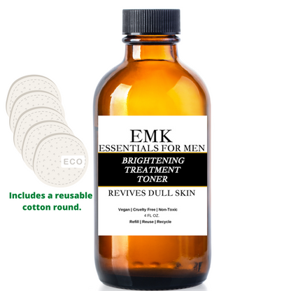EMK SOL Brightening Treatment Toner with Reusable Cotton Round
