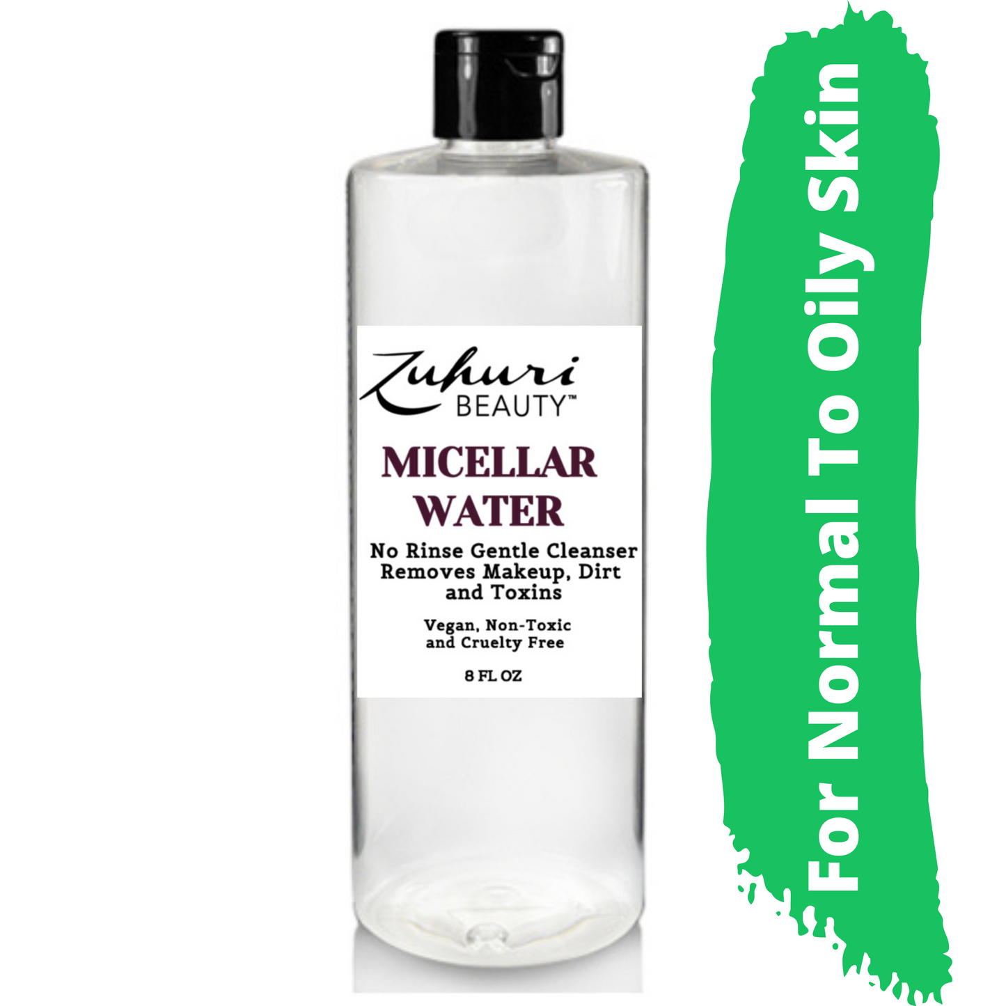Micellar Water, Clear Skin Cleanser, Makeup Remover, Zuhuri Beauty Cleansing products, Natural Micellar Water