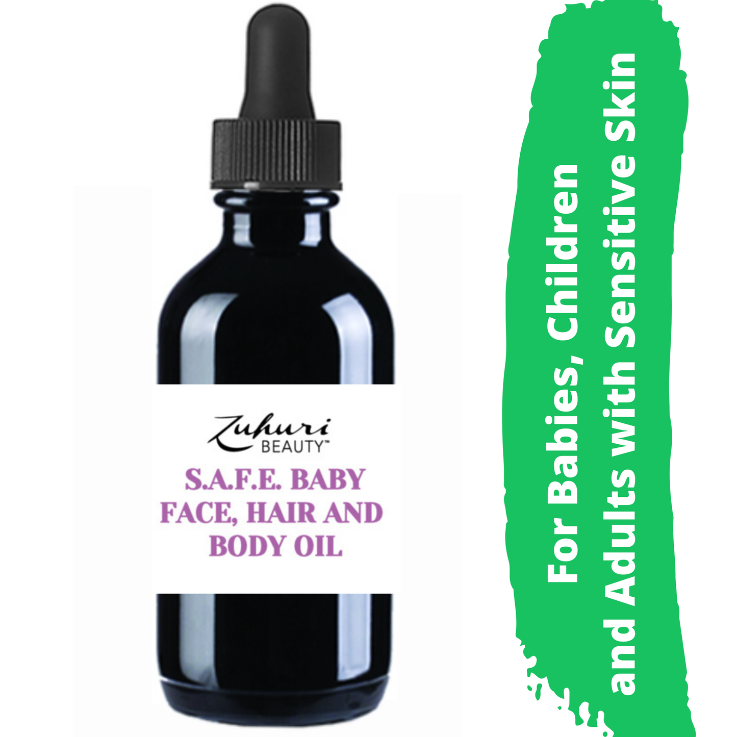 natural Baby Oil for children, cradle cap relief, eczema for babies, black babies, baby hair products