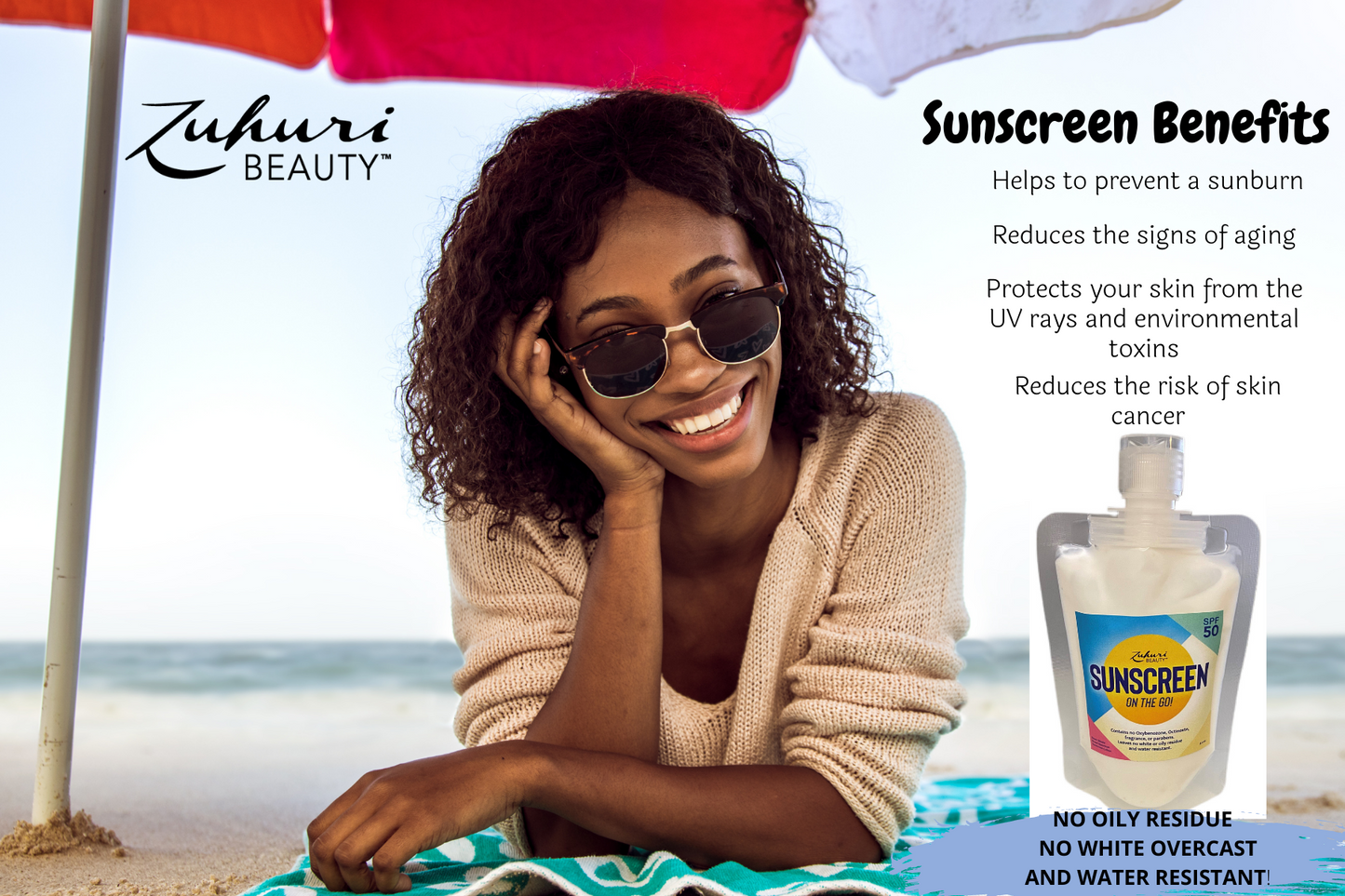 
                  
                    Broad Spectrum Sunscreen Lotion for Face and Body SPF 30 and 50 Water Resistant, Hypoallergenic and Dermatologist Tested
                  
                