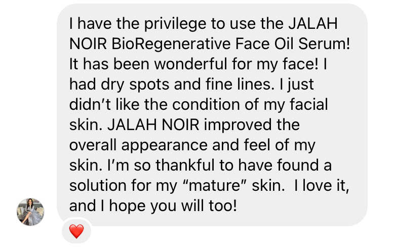 JALAH NOIR BioRegenerative Face Oil Serum for Mature Skin