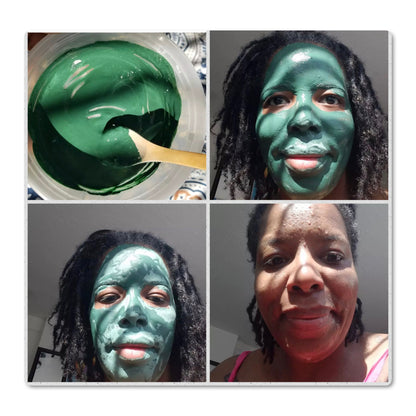 Organic Matcha Spirulina Purifying Clay Mask (with or without Charcoal)