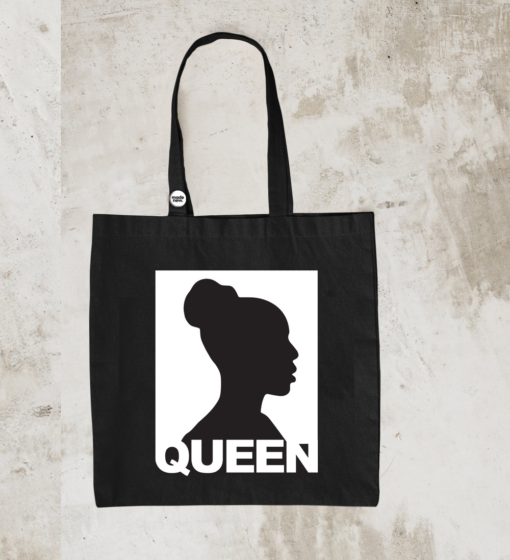 Black Queen Tote Bag