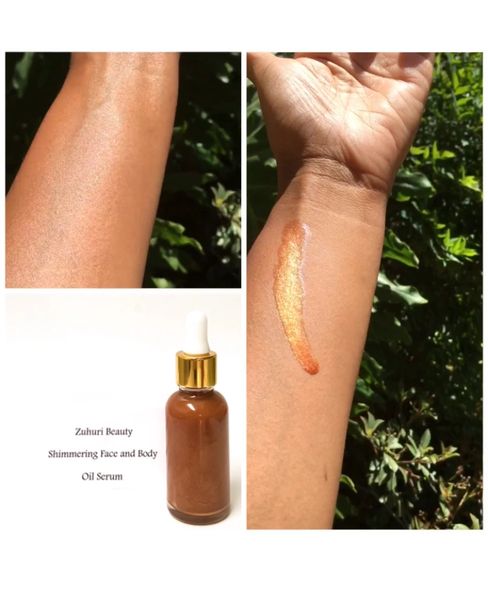 
                  
                    Shimmering Face and Body Oil Serum
                  
                