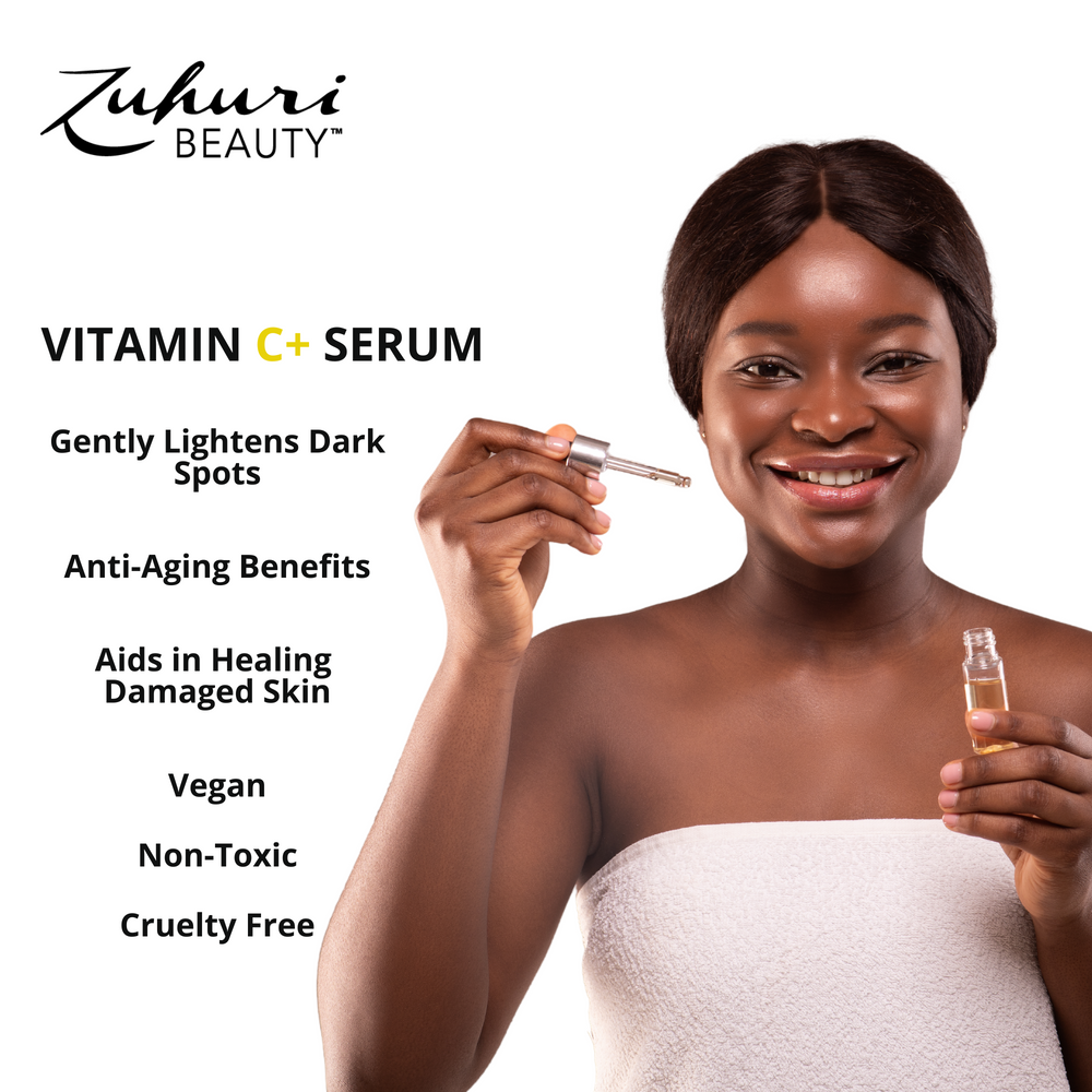 
                  
                    Vitamin C+ Serum Lightens Dark Spots and Heals Damaged Skin
                  
                